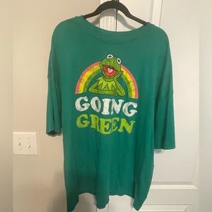 Disney Kermit the frog going green shirt size xl